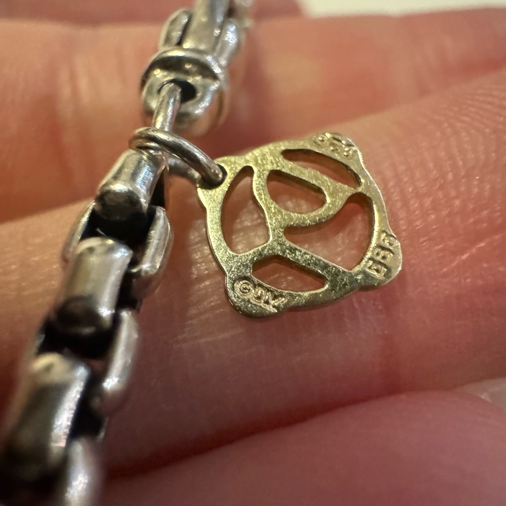 David Yurman Sterling Box Chain 72" Necklace with 14K Yellow Gold Charm 103.8g - Picture 2 of 8